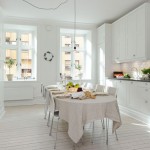 мебель на кухне в скандинавском стиле
