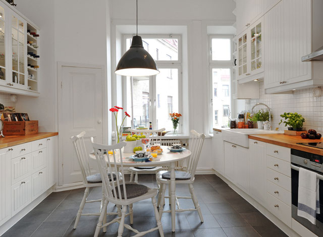 аксессуары на кухне в скандинавском стиле