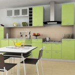 кухня оливкового цвета