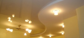Потолок на кухне из гипсокартона